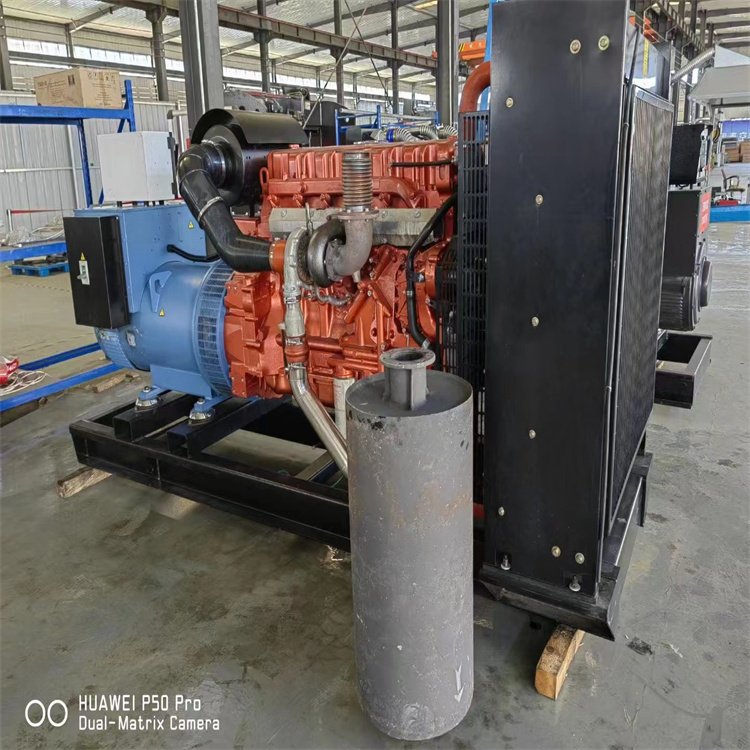 濰柴露天式發(fā)電機380KW智能自啟水冷220V青色