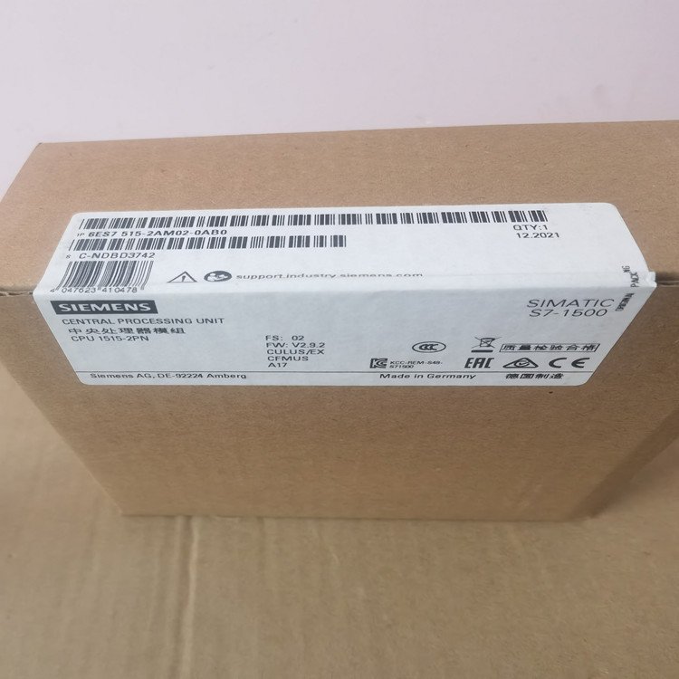 6ES7515-2AM02-0AB0西門子S7-1500CPU中央處理器1515-2PN