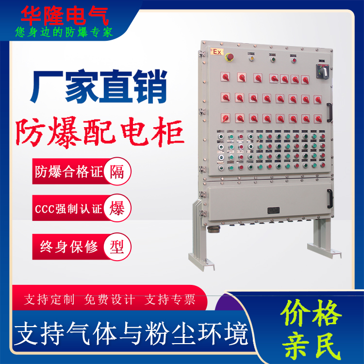 華隆電氣精品供應(yīng)粉塵防爆照明（動(dòng)力）配電箱（柜）非標(biāo)定制免費(fèi)設(shè)計(jì)