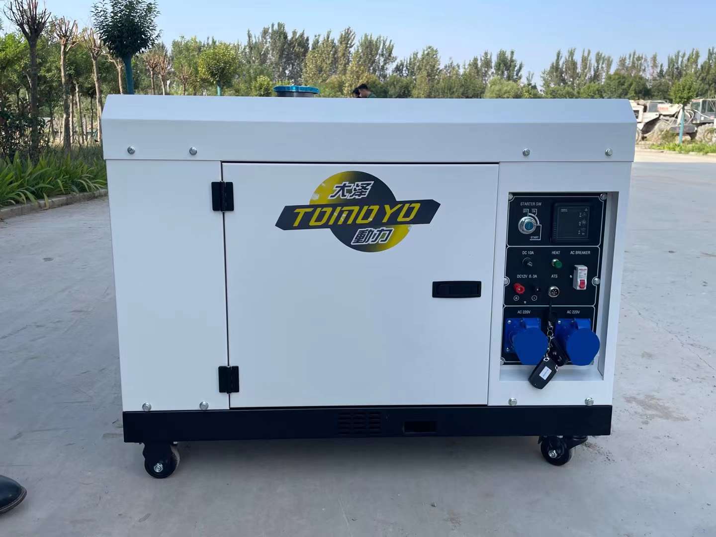 大澤5kw千瓦柴油發(fā)電機靜音戶外應(yīng)急手推式可車載改裝TO6800ET-R
