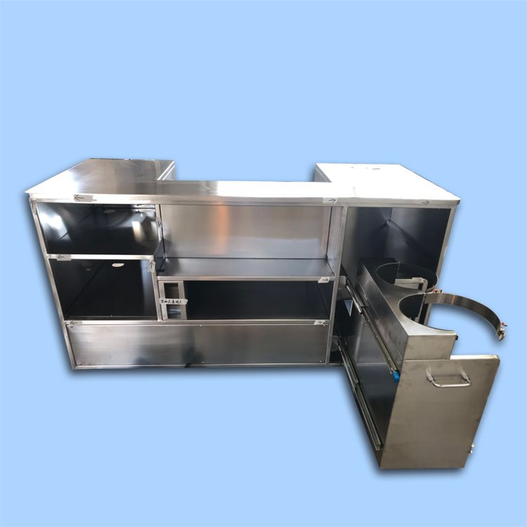 乾昊工貿(mào)定制不銹鋼醫(yī)用實驗采血工作臺操作柜