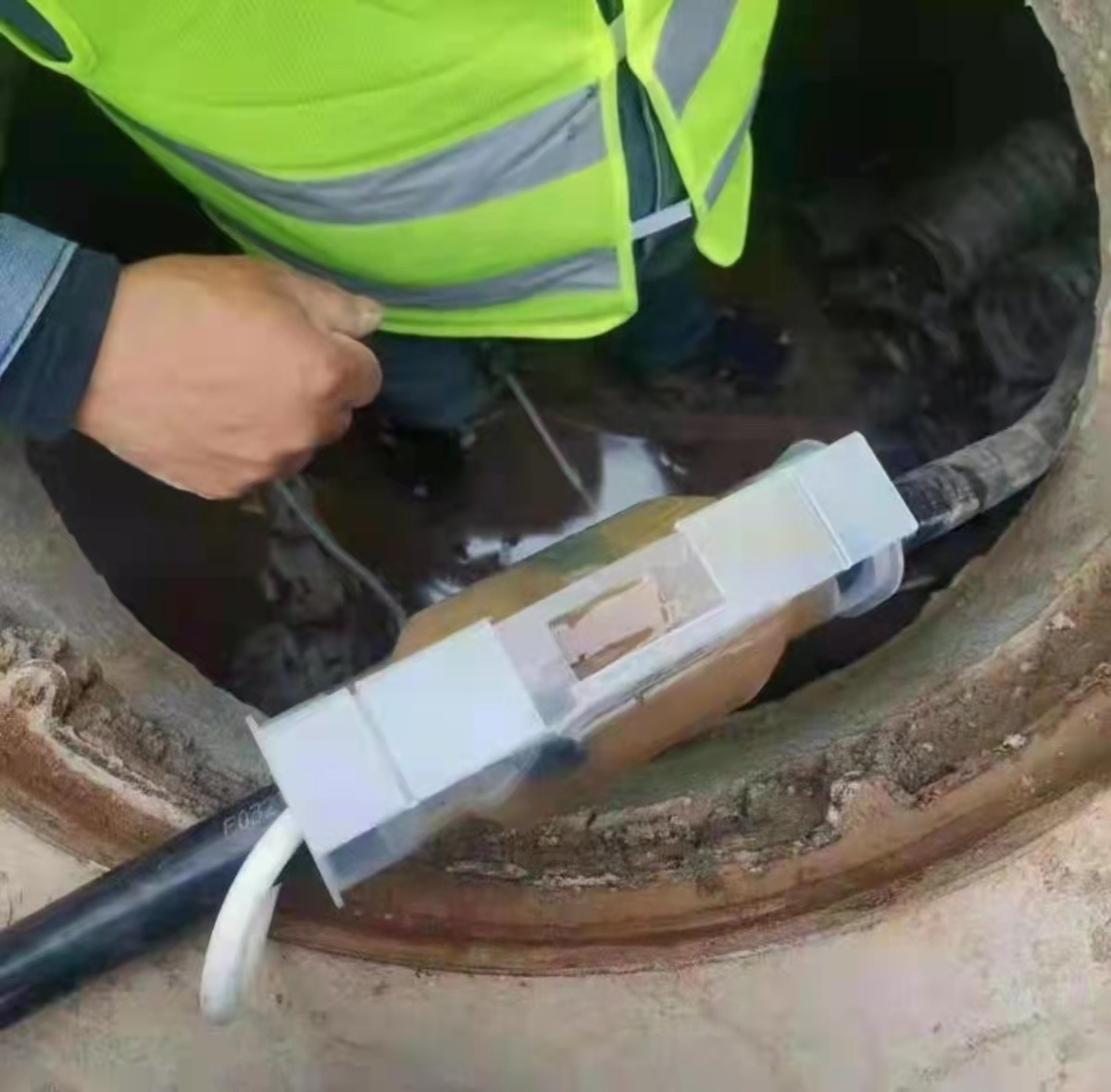 易迪電氣IP68防水路燈電纜接線盒盒裝PP材質(zhì)灌膠式