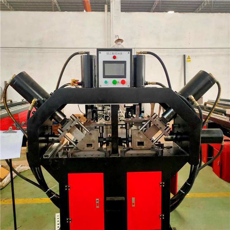 全自動液壓沖孔設備角鋼數控沖孔下料工廠銀江機械