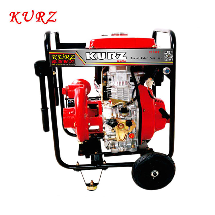 KURZ庫茲2寸3寸4寸柴油機自吸泵抽水泵排污泵大流量高揚程低油耗