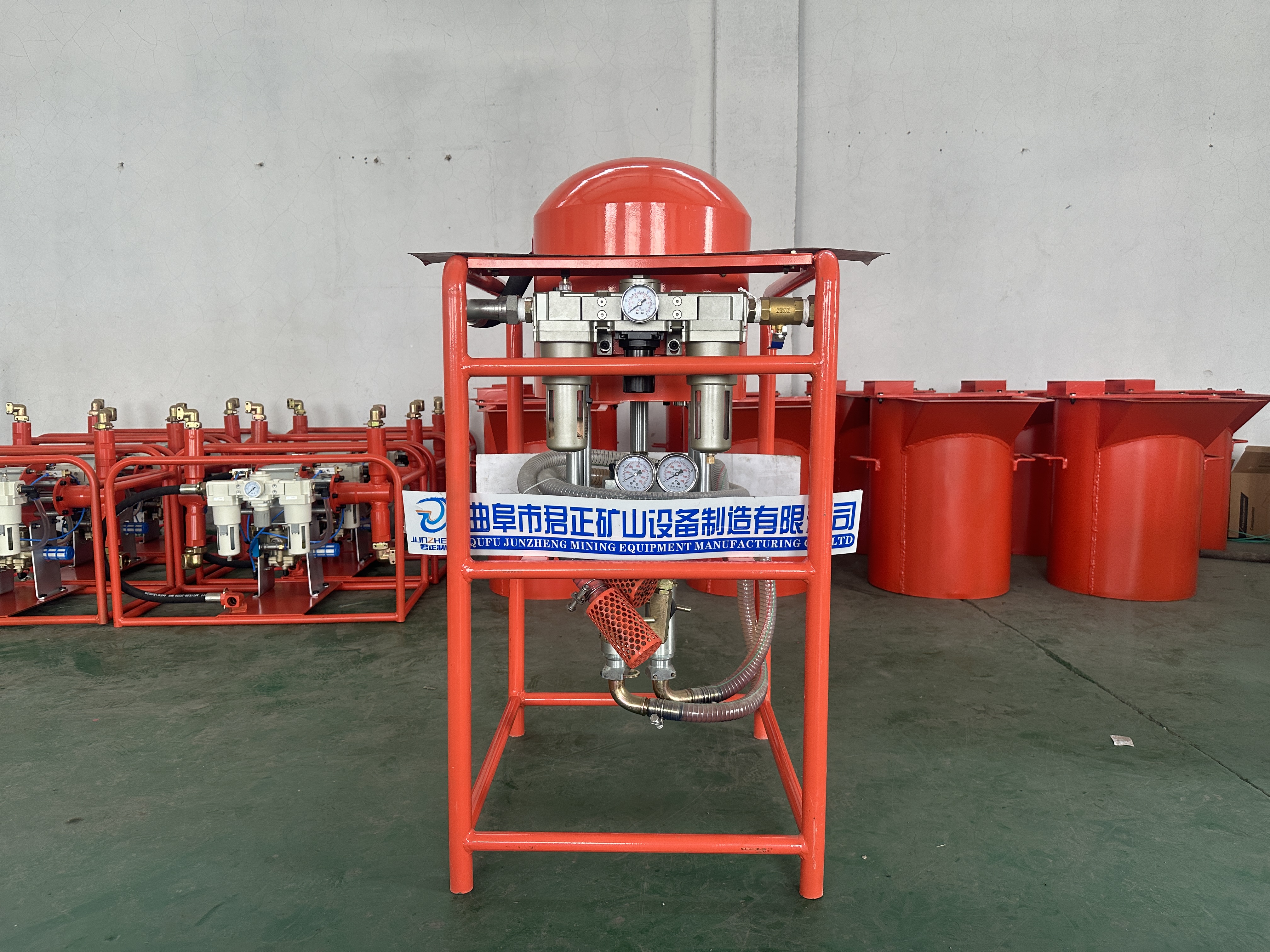 2ZBQS20\/10型礦用氣動雙液注漿泵移動方便注漿裝置定做風(fēng)動注漿機