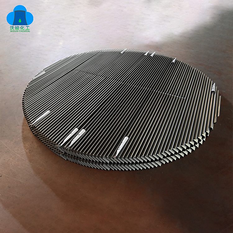沃峻化工定制款不銹鋼折流板脫硫塔S型擋水板制作精細