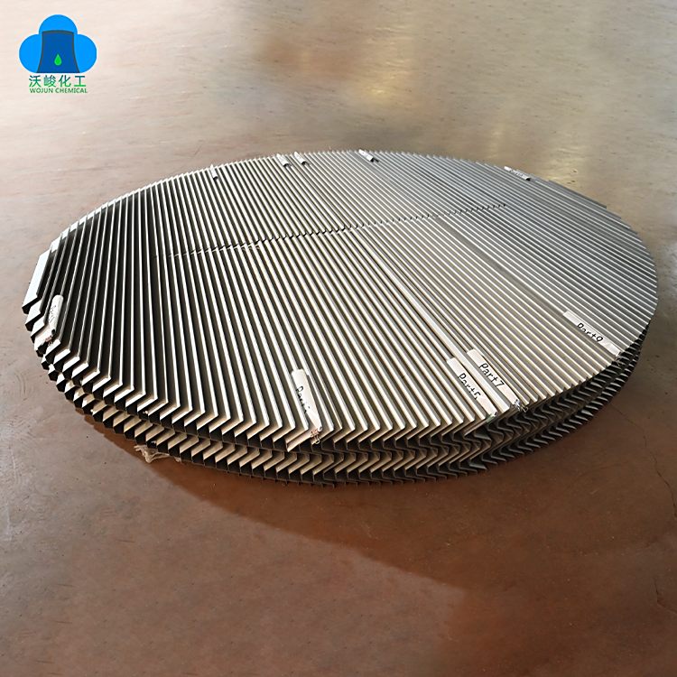 沃峻化工填料設(shè)備廠家折流板除霧器s型w型可帶鉤定制
