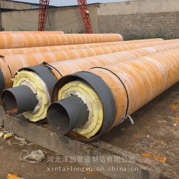 外涂PE焊接鋼管埋地外防腐纏玻璃鋼纖維布防腐鋼管