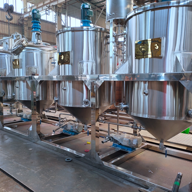動物油精煉設備油脂精煉設備油脂精煉機器食用油加工設備廠家
