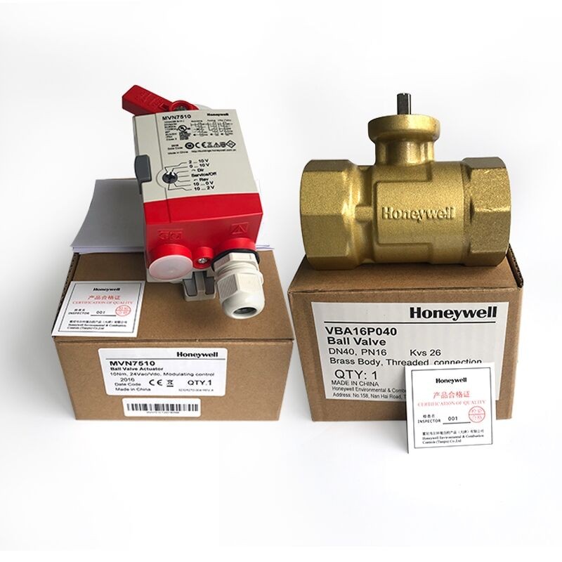 Honeywell霍尼韋爾VBA216-040P螺紋二通全銅電動(dòng)球閥DN40