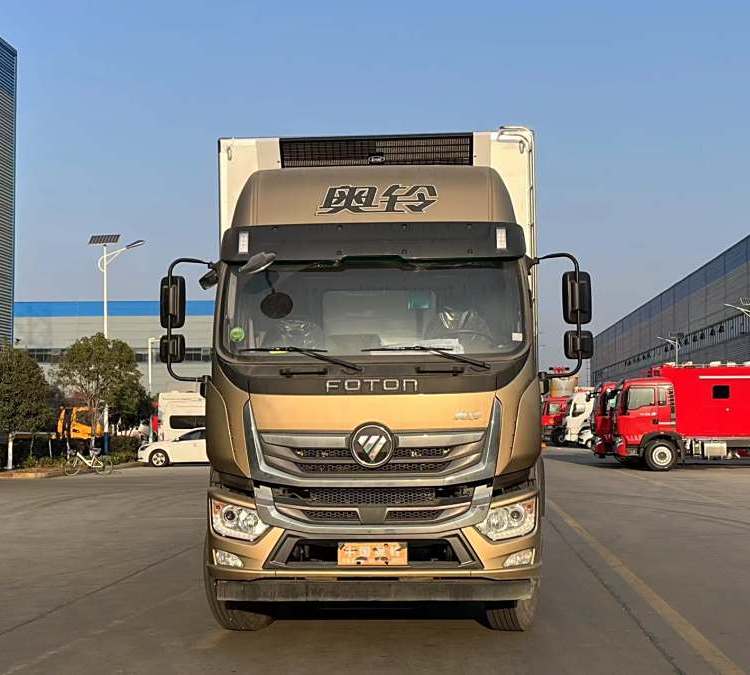 國六福田大黃蜂冷藏車廠家6.8米黃牌冷鏈冷凍車