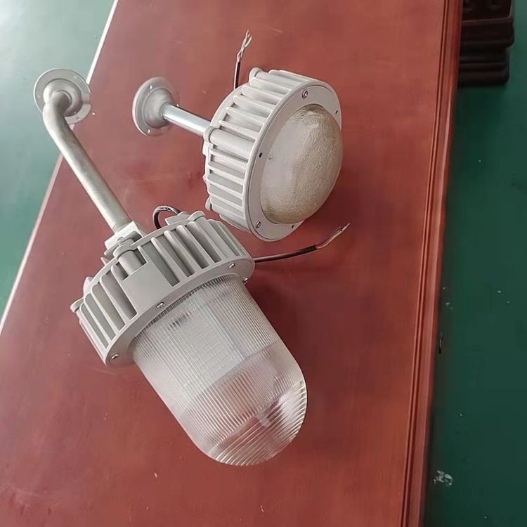 水泥熱電鋼鐵廠吸壁式彎桿護欄立桿LED三防燈FAD-E