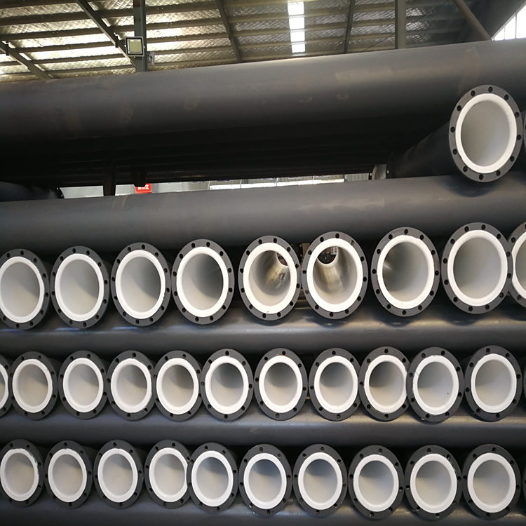 襯四氟鋼管彎頭化工管道四氟管件中雄廠家發(fā)貨耐酸堿