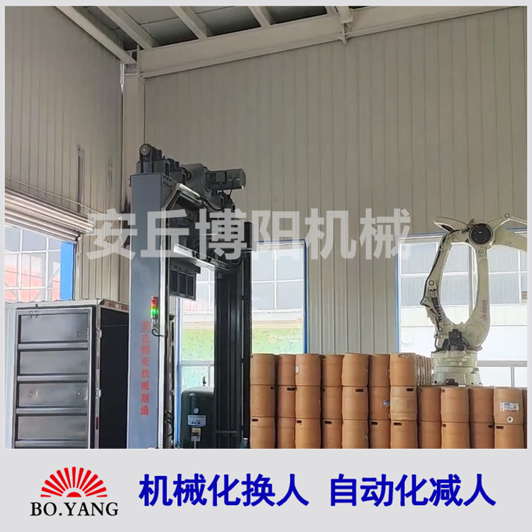 啤酒全自動裝車設備推進式智能裝車機器人整體式作業(yè)無需人工