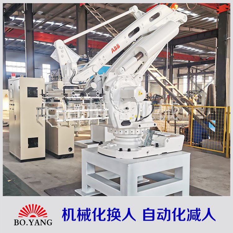 大豆自動碼垛機(jī)器人全自動碼垛機(jī)具有較好的通用性