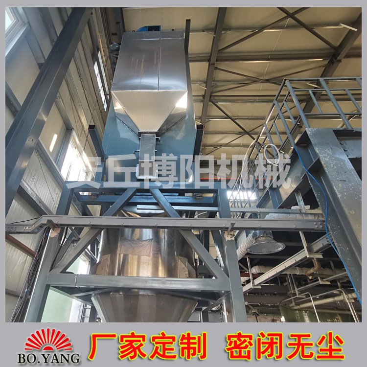 煤粉助劑噸袋自動破包機噸包拆包卸料機速度快，功耗低，無塵環(huán)保