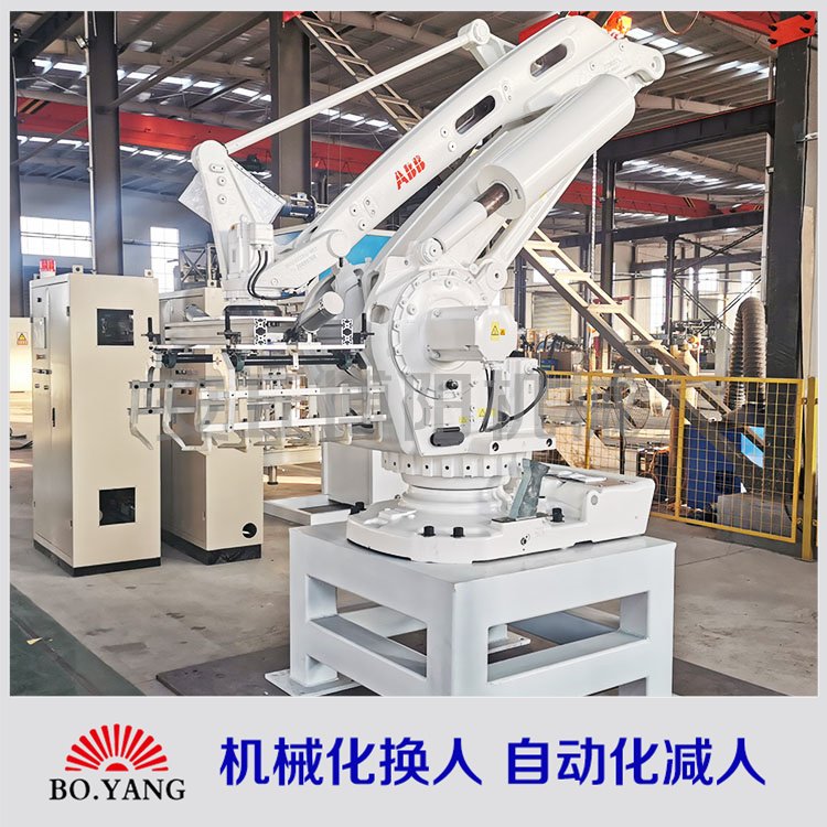 箱裝電子元件智能碼垛機(jī)器人自動碼垛機(jī)械手現(xiàn)場客戶可非標(biāo)定制