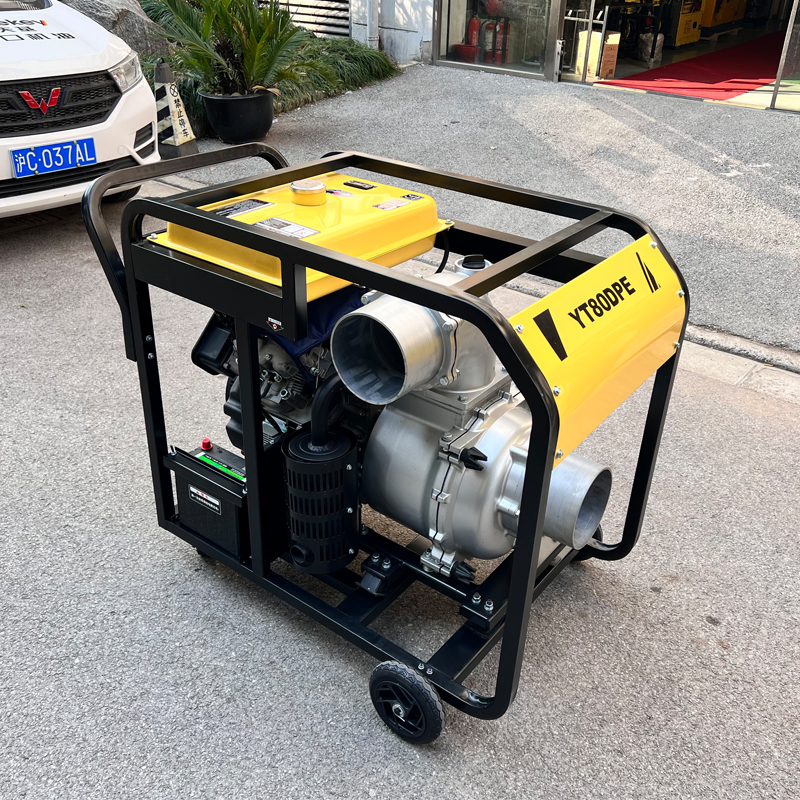 大流量伊藤動力8寸雙缸柴油機(jī)抽水泵YT80DPE