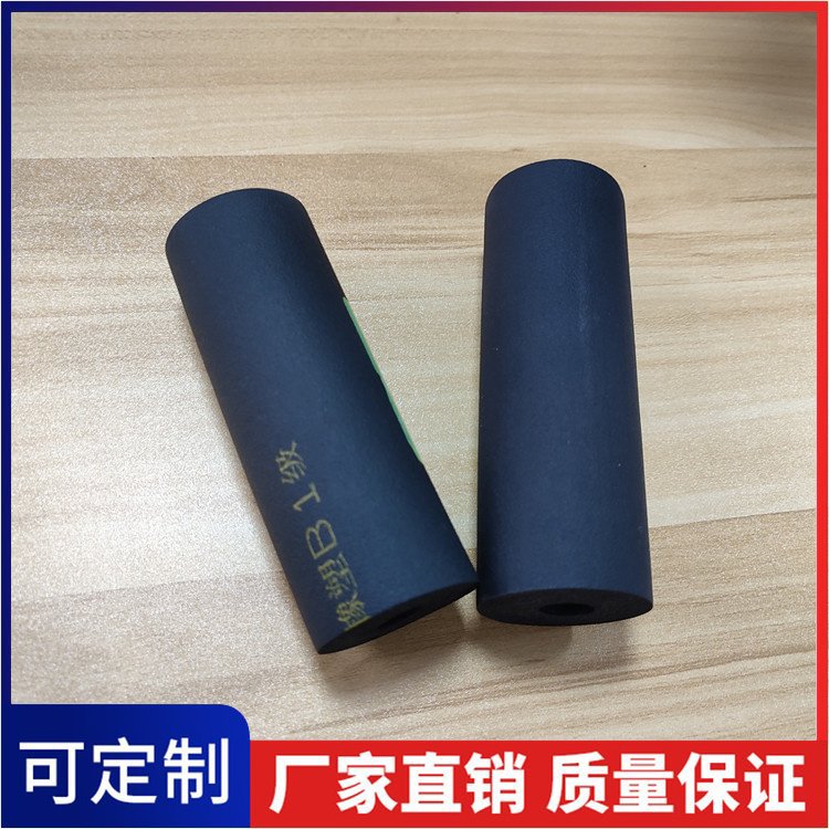 吸音保溫橡塑管廠家管道橡塑海綿管柔軟耐曲繞物流配送到廠