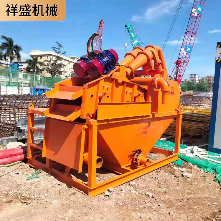 基礎(chǔ)工程砂漿凈化分類處理?泥漿脫水凈化器污水泥沙處理設(shè)備
