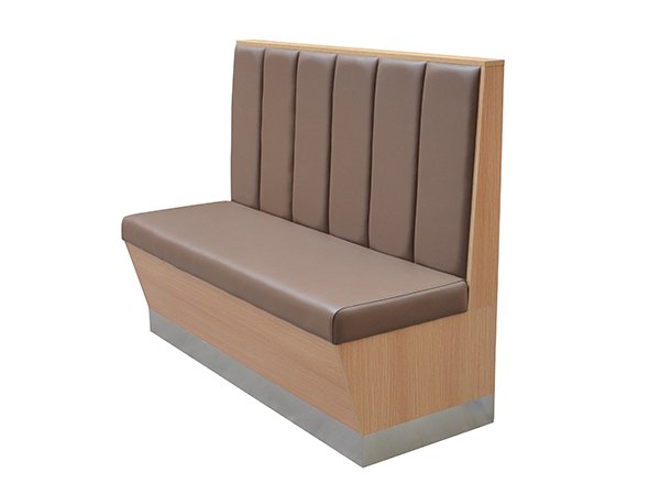 餐廳防火皮卡座，甜品店奶茶店休閑卡座沙發(fā)定做