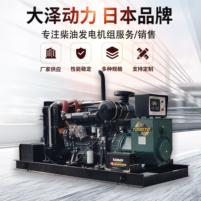 高原用柴油發(fā)電機(jī)組大澤動(dòng)力100KW150KW200KW六缸水冷戶(hù)外使用