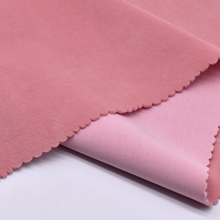 復(fù)合面料工廠定制環(huán)保無味水貂絨布復(fù)合布料耐水洗生產(chǎn)工藝