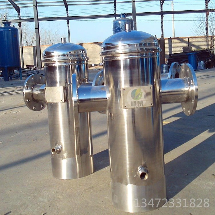 直通籃式除污器高低口毛發(fā)過濾器提藍快開直通式管道除污器