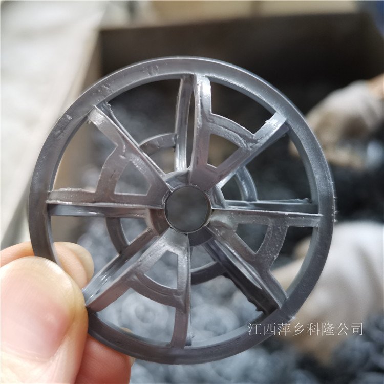 CPVC花環(huán)填料用于湖北某化工廠年產1萬噸二三氯甲基碳酸酯項目