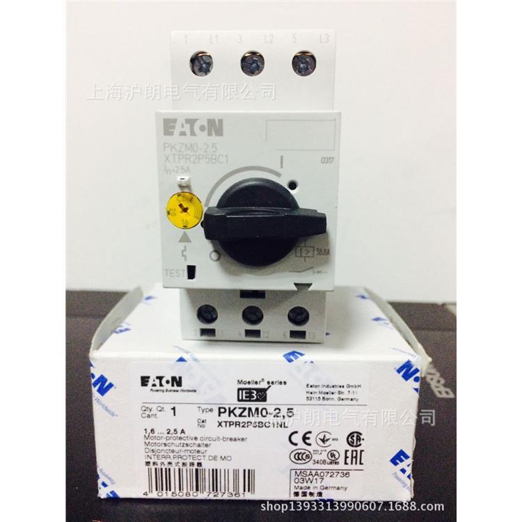 EATON\/伊頓穆勒\/PKZM0-2.5\/現(xiàn)貨PKZM0電動(dòng)機(jī)保護(hù)斷路器