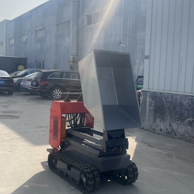 全液壓迷你履帶翻斗車自上料工程小型運(yùn)輸車全地形升降自卸車
