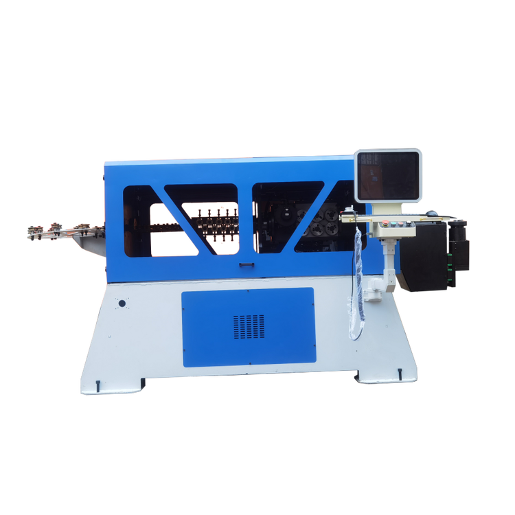 3D置物架彎線機(jī)平面鋼絲線材液壓冷彎成型機(jī)