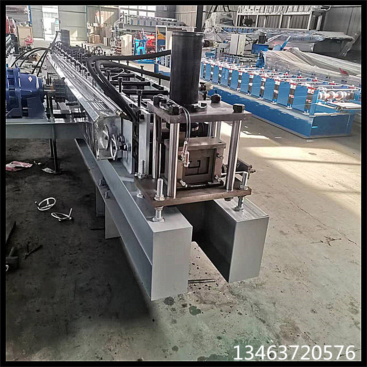 按時發(fā)貨80-300可調(diào)C型鋼機沖孔檁條成型機鋼結(jié)構(gòu)檁條機