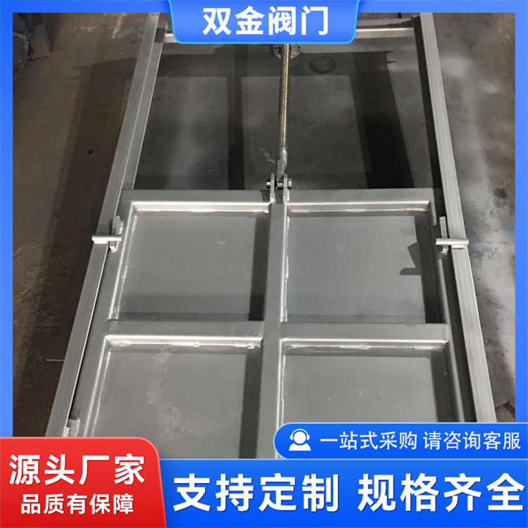 不銹鋼渠道啟閉閘門智能雨污分流防刮擦抗磨損甌北雙金
