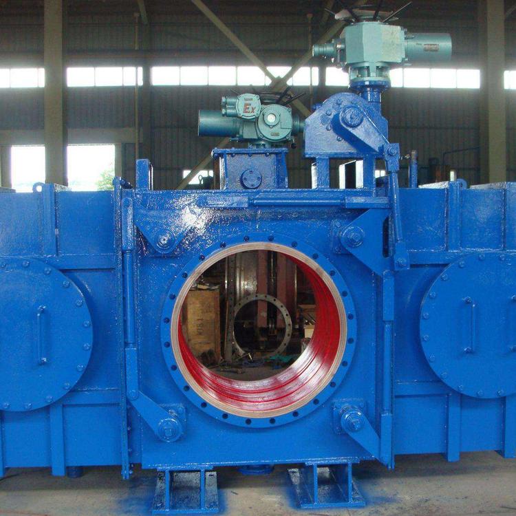 KF941H電動(dòng)敞開式插板閥甌北雙金大口徑煤氣管道專用快速啟閉