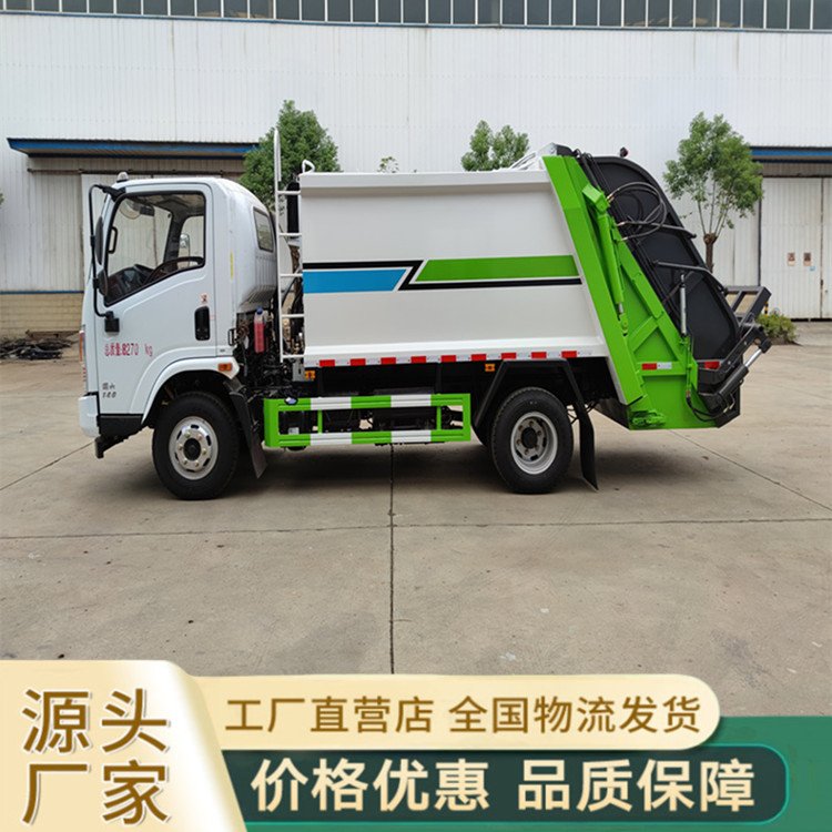 后填裝10方壓縮垃圾車雙向壓實能裝8噸推板卸料東風牌國六排放