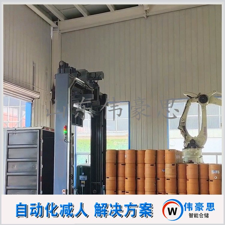 啤酒桶全自動裝車設(shè)備，機(jī)器人推進(jìn)式裝車機(jī)應(yīng)用多種車型