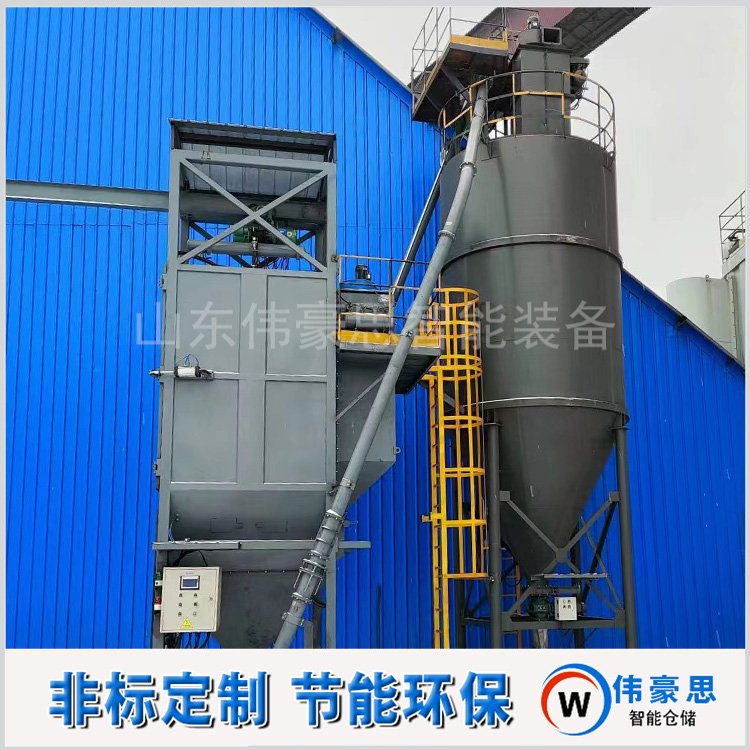 煤粉噸袋拆袋機(jī)原理，無塵噸包破包投料站減少粉塵飛揚(yáng)