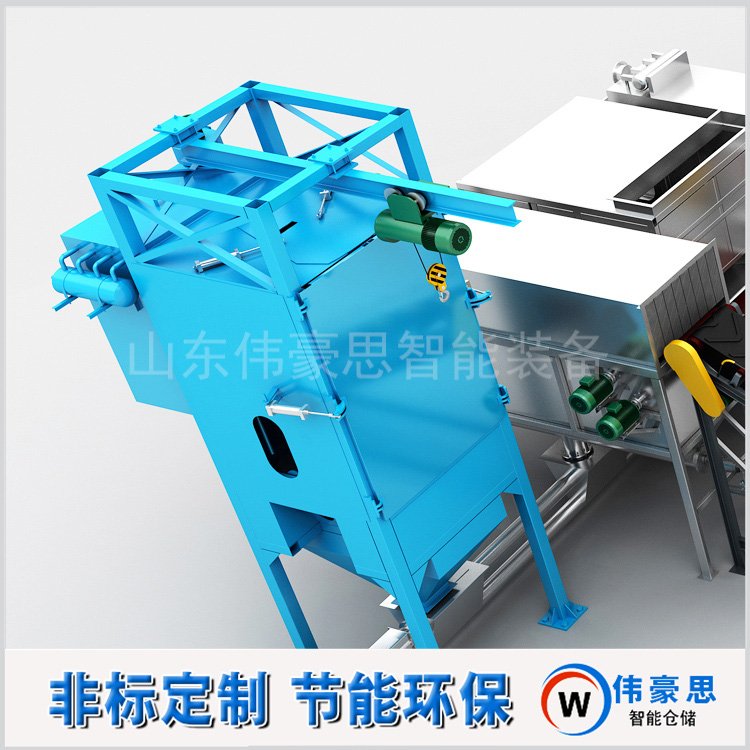 亞硝酸鈉噸袋破袋機無塵噸包自動拆包機解決粉塵飛揚